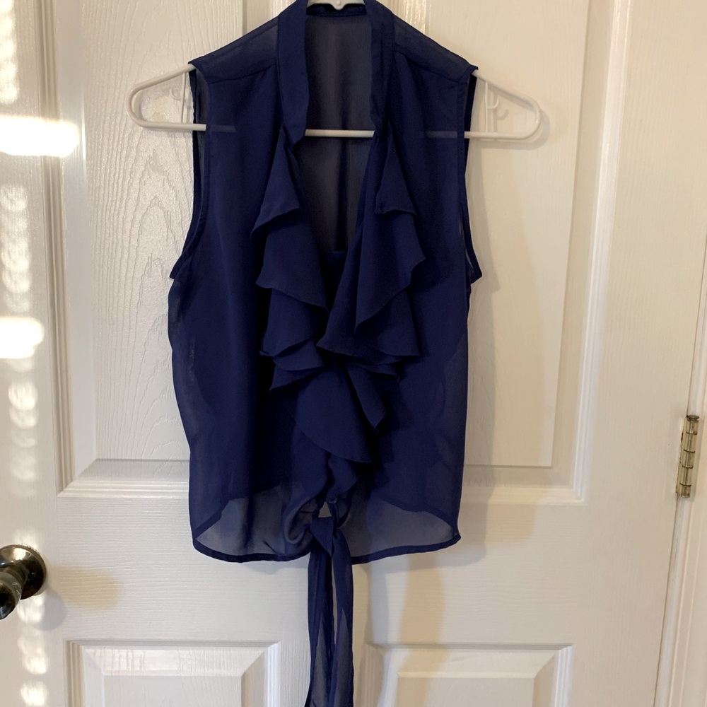 Dark Blue Blouse